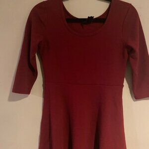 Burgundy Dress